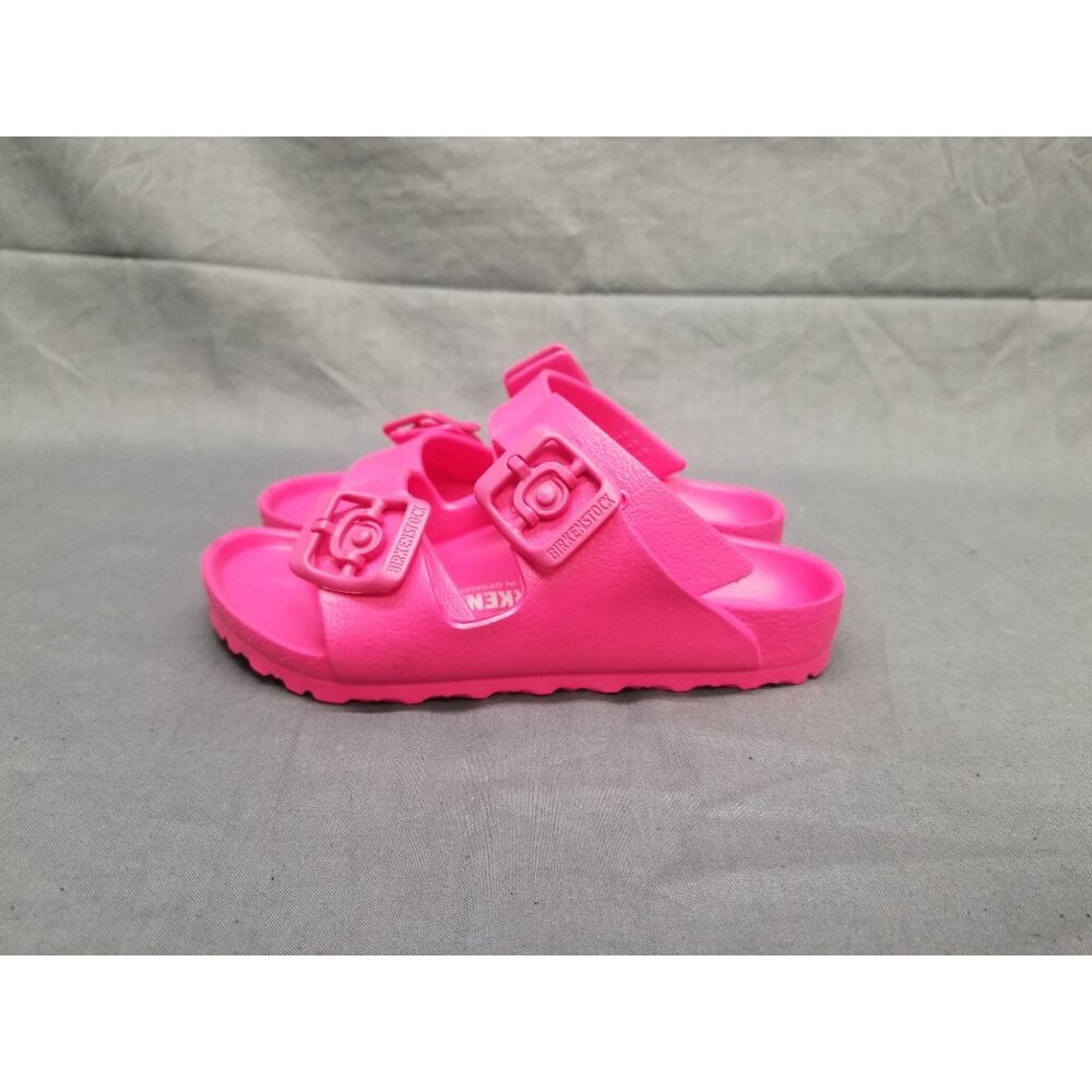 Birkenstock Girls Arizona EVA Sandals Buckle Beetroot Size 11K NARROW NEW NO BOX - Picture 5 of 9